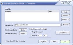 Avi To Divx screen 1
