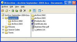 BCArchive screen 1