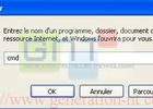 Boîte de dialogue Exécuter