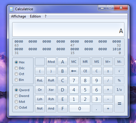 Calculatrice conversion bases 3