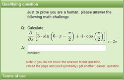 Captcha-math