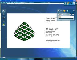 Cartes de visite screen 1