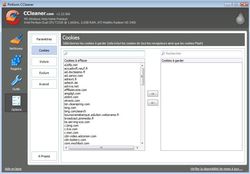 CCleaner 2.22 cookies