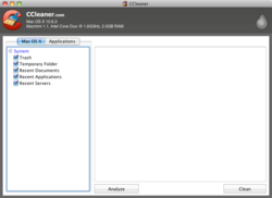 CCleaner Mac OS 1