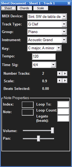 Chords screen 2