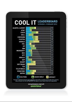Classement Cool IT 2012 Greenpeace
