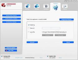 comodo backup screen 2