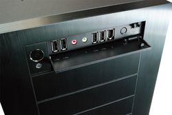 Corsair Obsidian 800D connectique façade