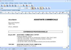 CV et lettres de motivation screen 2