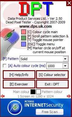 Dead Pixel Tester