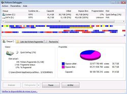 Defraggler Quick Defrag