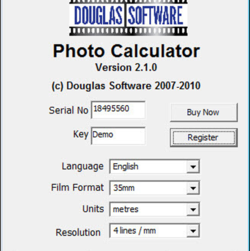 Depth Of Field Calculator screen 1