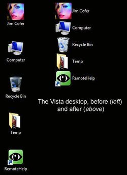 deskview screen