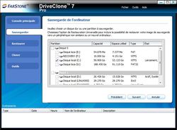 DriveClone Express screen