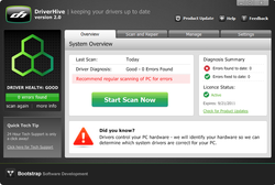 DriverHive screen