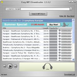 Easy Mp3 Downloader screen 2