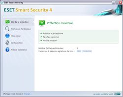 ESET Smart Security screen 1