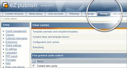 eZpublish screen 1