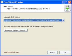 Free DVD ISO Maker screen 2