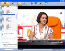 Free Live TV screen