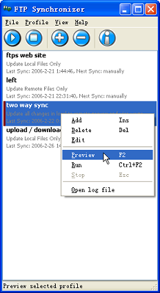 FTP Synchronizer