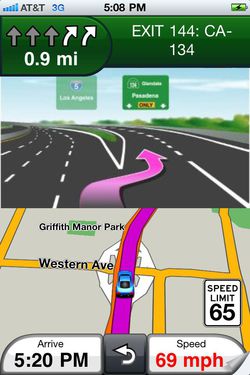 Garmin StreetPilot iPhone
