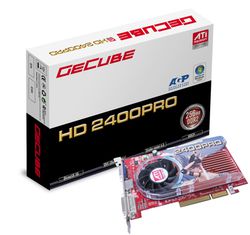 Gecube amd radeon hd 2400 pro carte graphique agp 8x