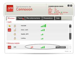 Gestionnaire connexion SFR beta