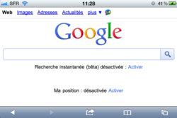 Google iPhone
