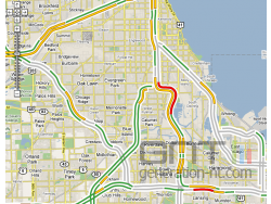Google Map (infos trafic à Chicago)