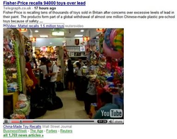 Google news video