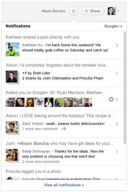 Google+-notifications