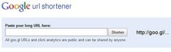 Google-url-shortener