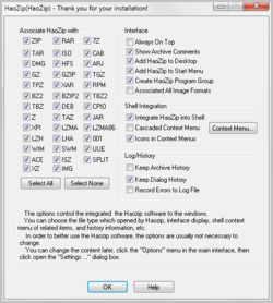 HaoZip screen