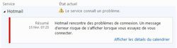 Hotmail-panne