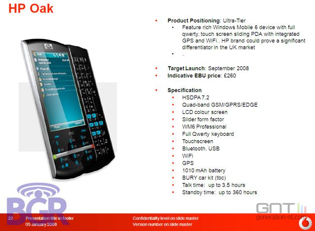 HP oak