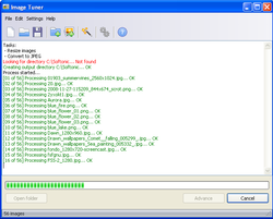 image Tuner screen 1