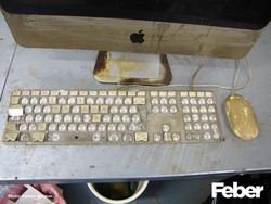 Incendie Apple iMac 3