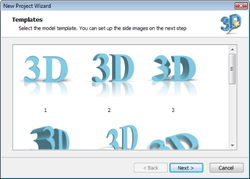 Insofta 3D Text Commander screen 1