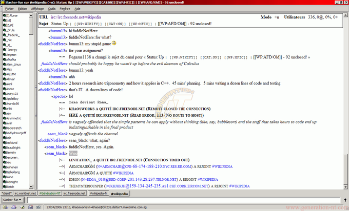 Interface  IRC