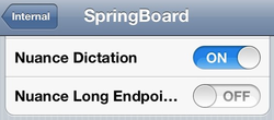 iOS 5 Nuance