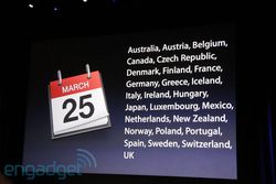 iPad 2 disponibilit&eacute;
