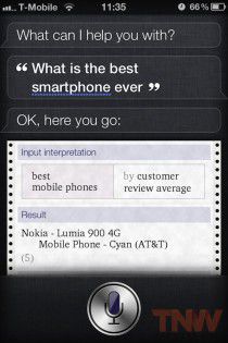 iPhone et lumia 900