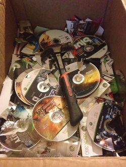 jeux vidéo Xbox 360 cassés