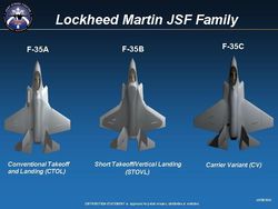 JSF F 35 variantes Pentagone