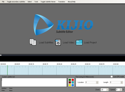 Kijio - Subtitle Editor screen 2