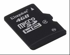 Kingston microsdhc 4 go