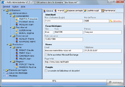 KoXo Administrator screen 1