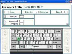 Letter Chase Typing Tutor 2