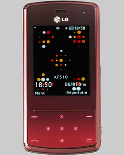 lg kf510 rouge